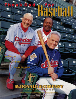 1996 ALDS Program Cleveland Indians vs Baltimore Orioles