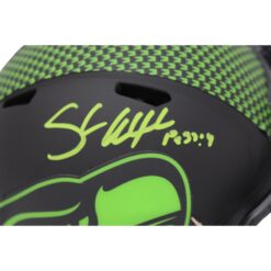 Shaun Alexander Signed Seattle Seahawks Eclipse Mini Helmet BAS 44927