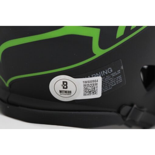 Shaun Alexander Signed Seattle Seahawks Eclipse Mini Helmet BAS 44927