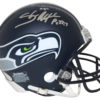 Shaun Alexander Autographed/Signed Seattle Seahawks Mini Helmet BAS 27152