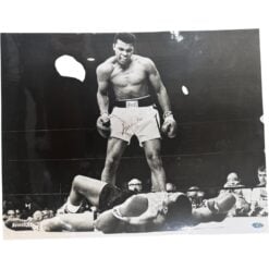 Muhammad Ali Autographed/Signed 16x20 Boxing Photo vs Sonny Liston Steiner 15953