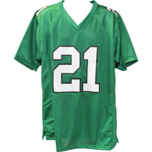 Eric Allen Autographed Pro Style Size XL Green Jersey Beckett Witness 50955