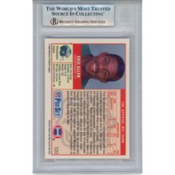 Eric Allen Autographed/SIgned 1989 Pro Set #533 Trading Card HOF Beckett 53186