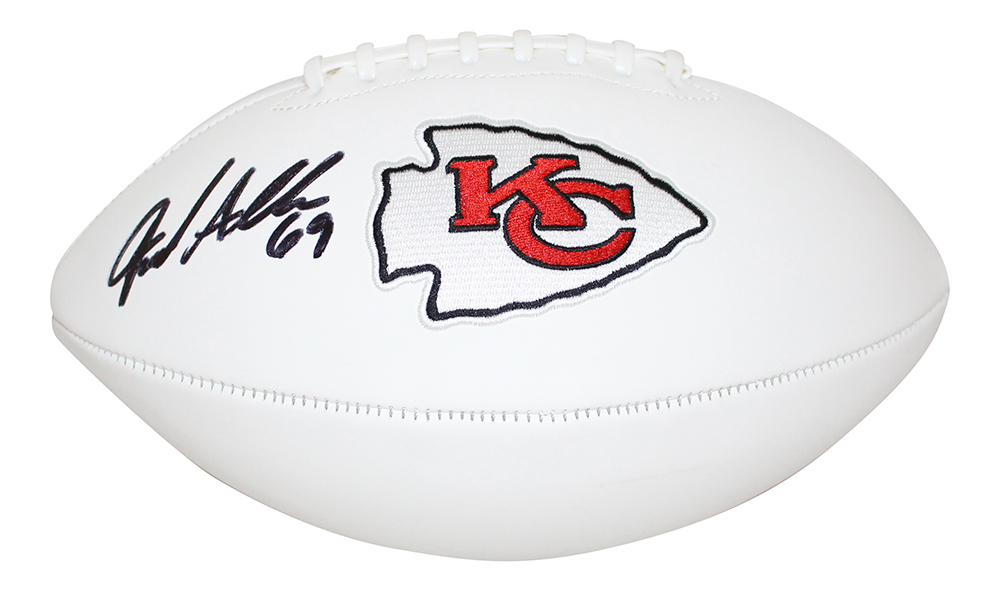 Jared Allen Autographed/Signed Kansas City Chiefs Logo Football Beckett