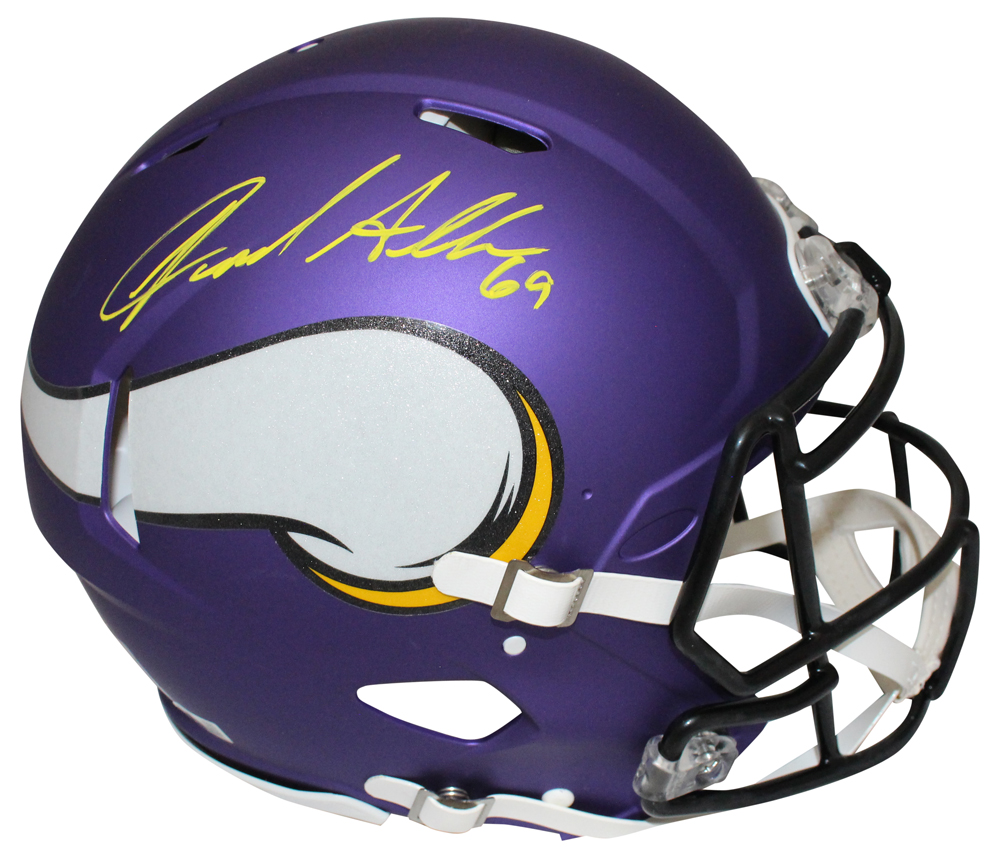 Jared Allen Autographed Minnesota Vikings Authentic Helmet BAS