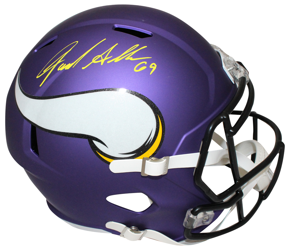 Jared Allen Autographed Minnesota Vikings F/S Speed Helmet BAS