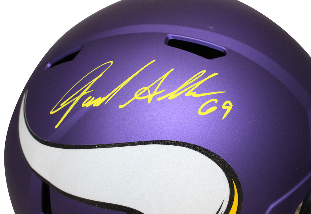 Jared Allen Autographed Minnesota Vikings F/S Speed Helmet BAS