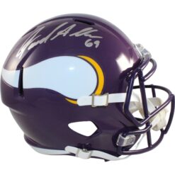 Jared Allen Autographed Minnesota Vikings F/S TB Helmet Beckett Witness 55174