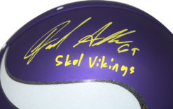 Jared Allen Signed Minnesota Vikings Authentic 2013 VSR4 Helmet SKOL BAS