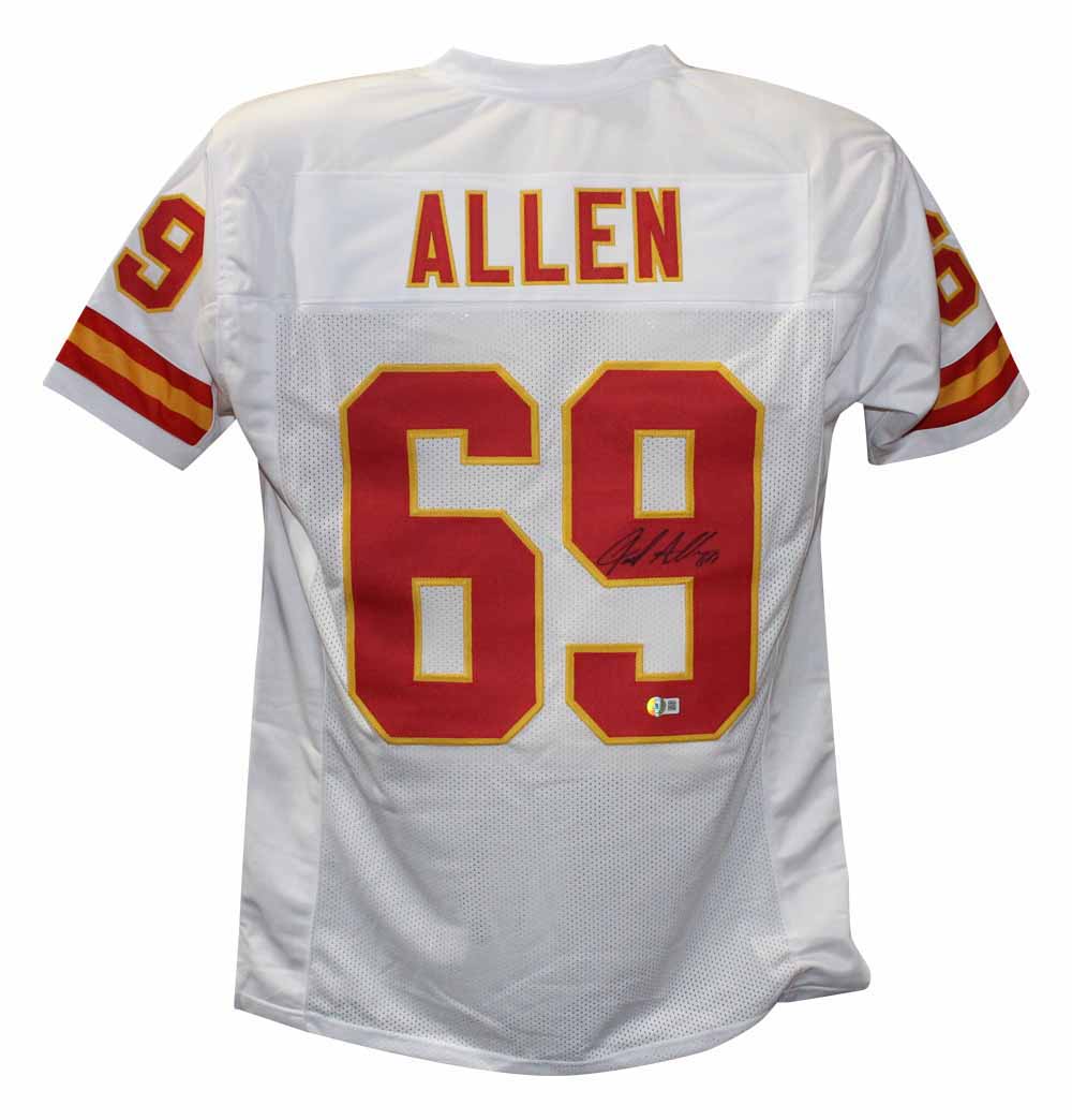 Jared Allen Autographed/Signed Pro Style White Jersey BAS
