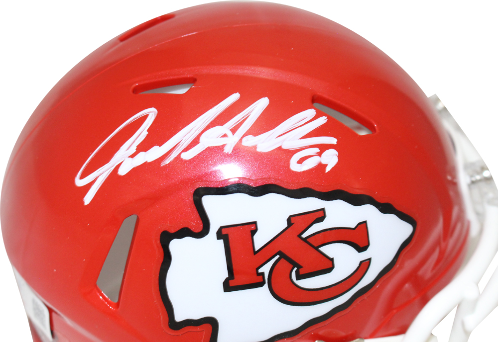 Jared Allen Autographed Kansas City Chiefs Mini Helmet BAS