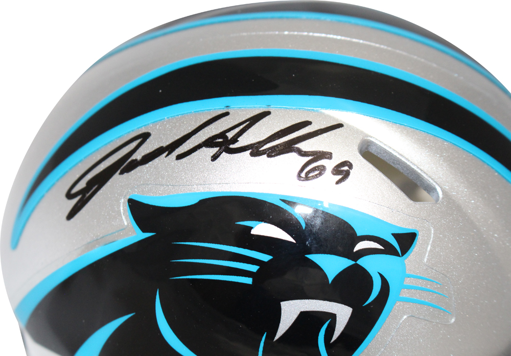 Jared Allen Autographed Carolina Panthers Mini Helmet BAS