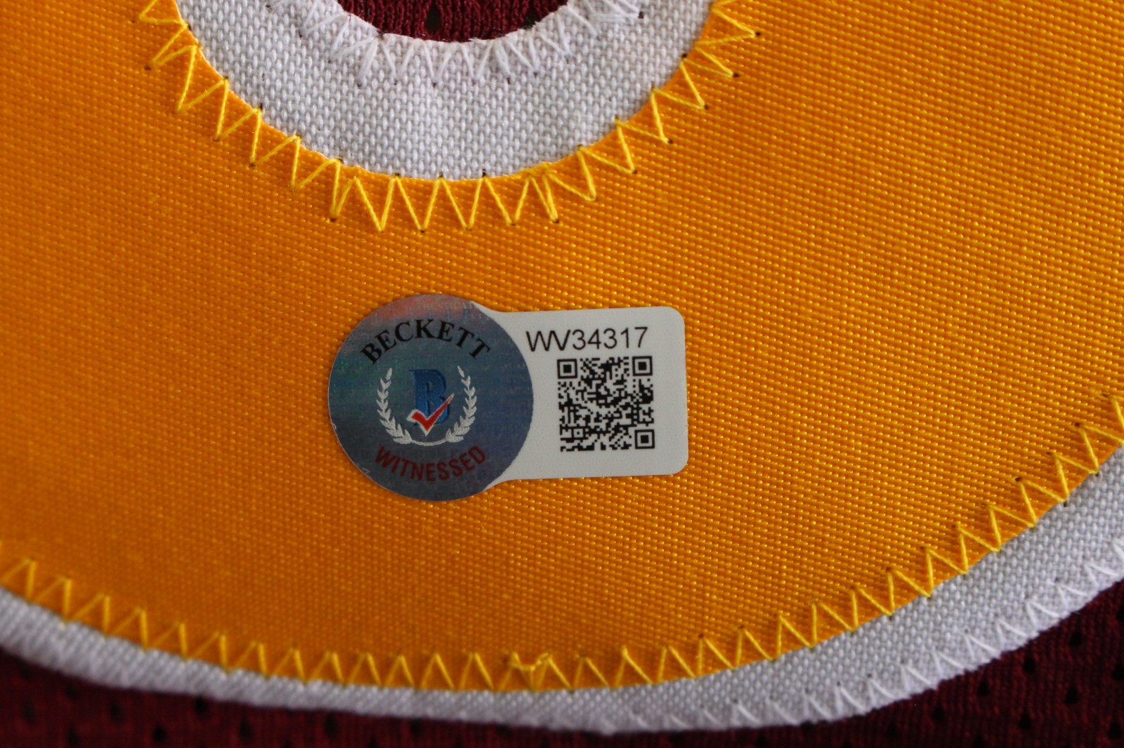 Jonathan Allen Autographed/Signed Pro Style Size XL Red Jersey Beckett 59447 3 Jonathan Allen Autographed/Signed Pro Style Size XL Red Jersey Beckett 59447