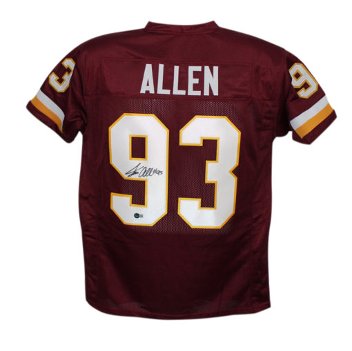 Jonathan Allen Autographed/Signed Pro Style Burgandy XL Jersey Beckett