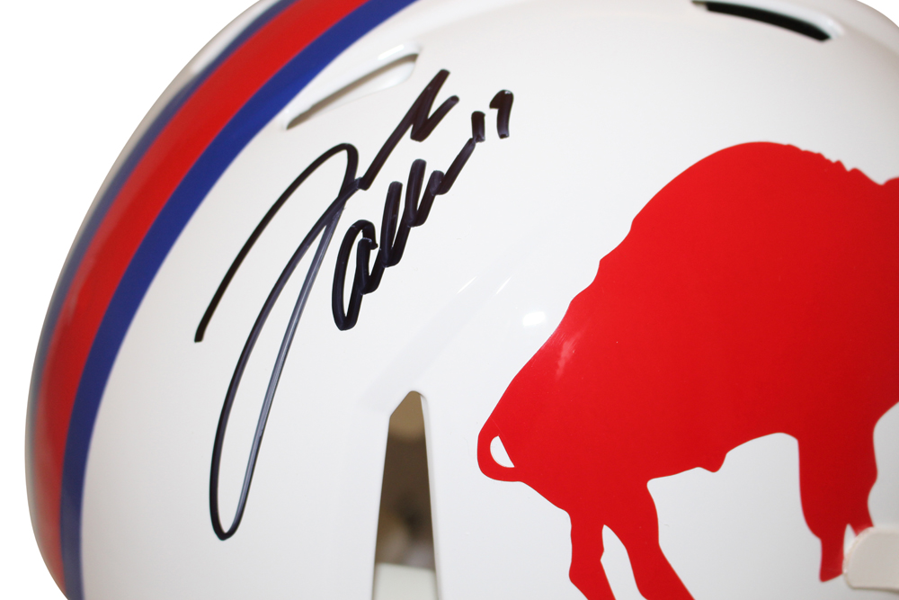 Josh Allen Signed Buffalo Bills Authentic 1965-73 Speed Helmet Beckett