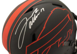 Josh Allen Autographed Buffalo Bills Authentic Eclipse Helmet Beckett