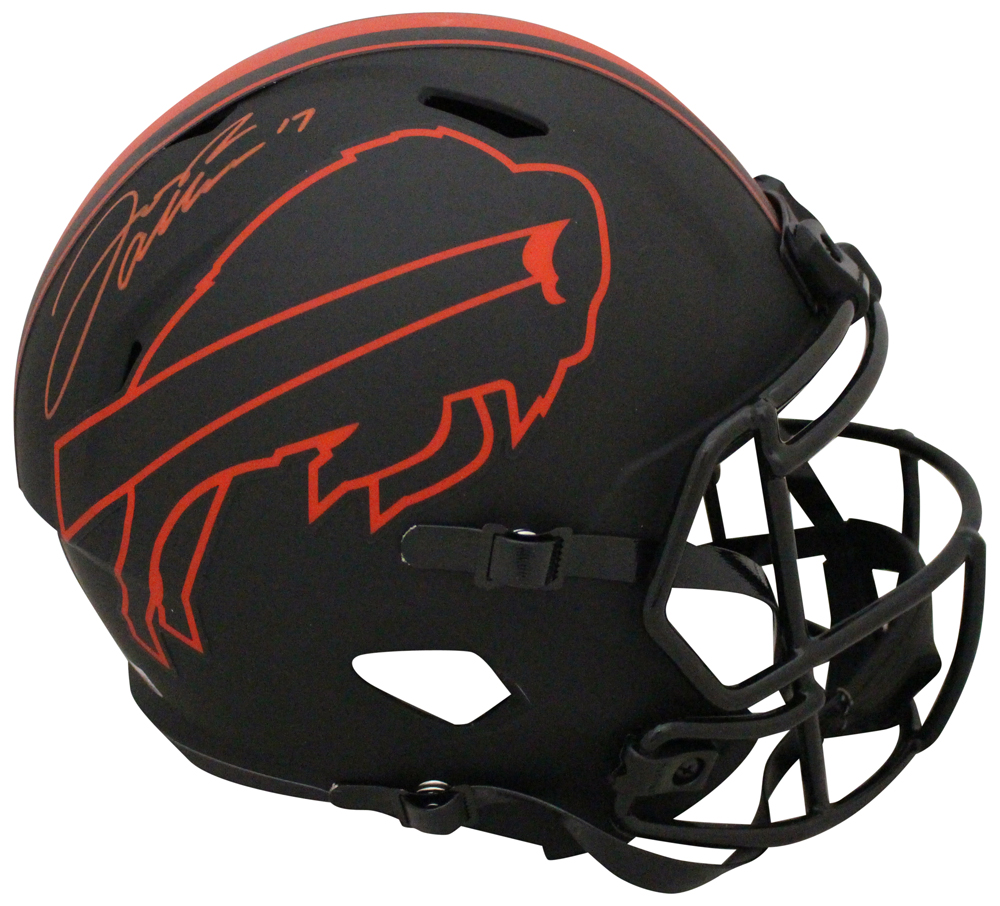 Josh Allen Autographed/Signed Buffalo Bills F/S Eclipse Speed Helmet BAS 32369