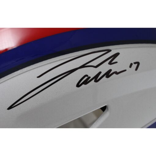 Josh Allen Autographed/Signed Buffalo Bills TB 21 SpeedFlex Helmet Beckett 49974