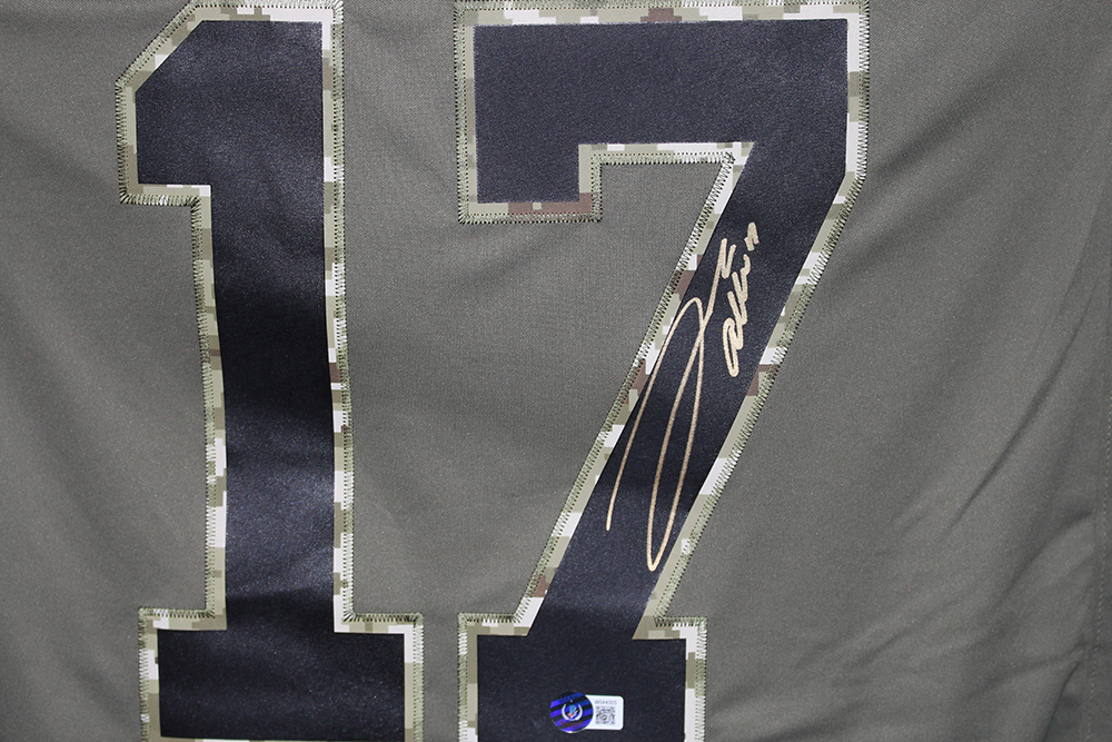Josh Allen Autographed/Signed Buffalo Bills Nike Salute L Jersey Beckett