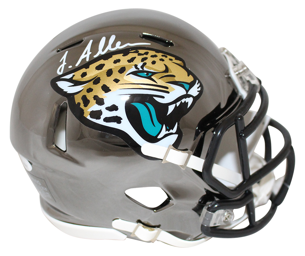 Josh Allen Autographed Jacksonville Jaguars Chrome Mini Helmet JSA