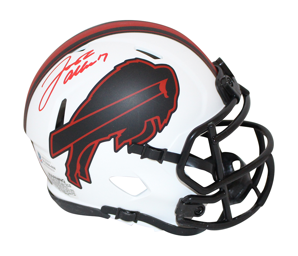 Josh Allen Autographed/Signed Buffalo Bills Lunar Speed Mini Helmet BAS 31278