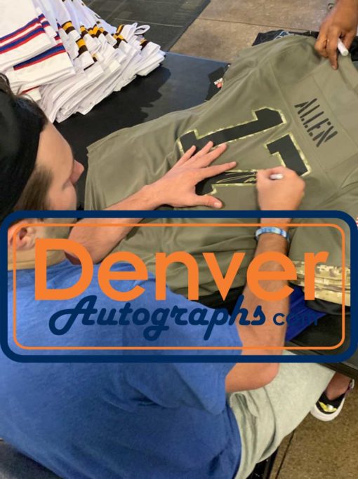 Josh Allen Autographed/Signed Buffalo Bills Nike Salute L Jersey Beckett