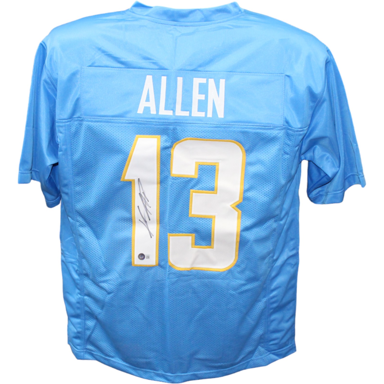 Keenan Allen Autographed/Signed Pro Style Blue Jersey Beckett 