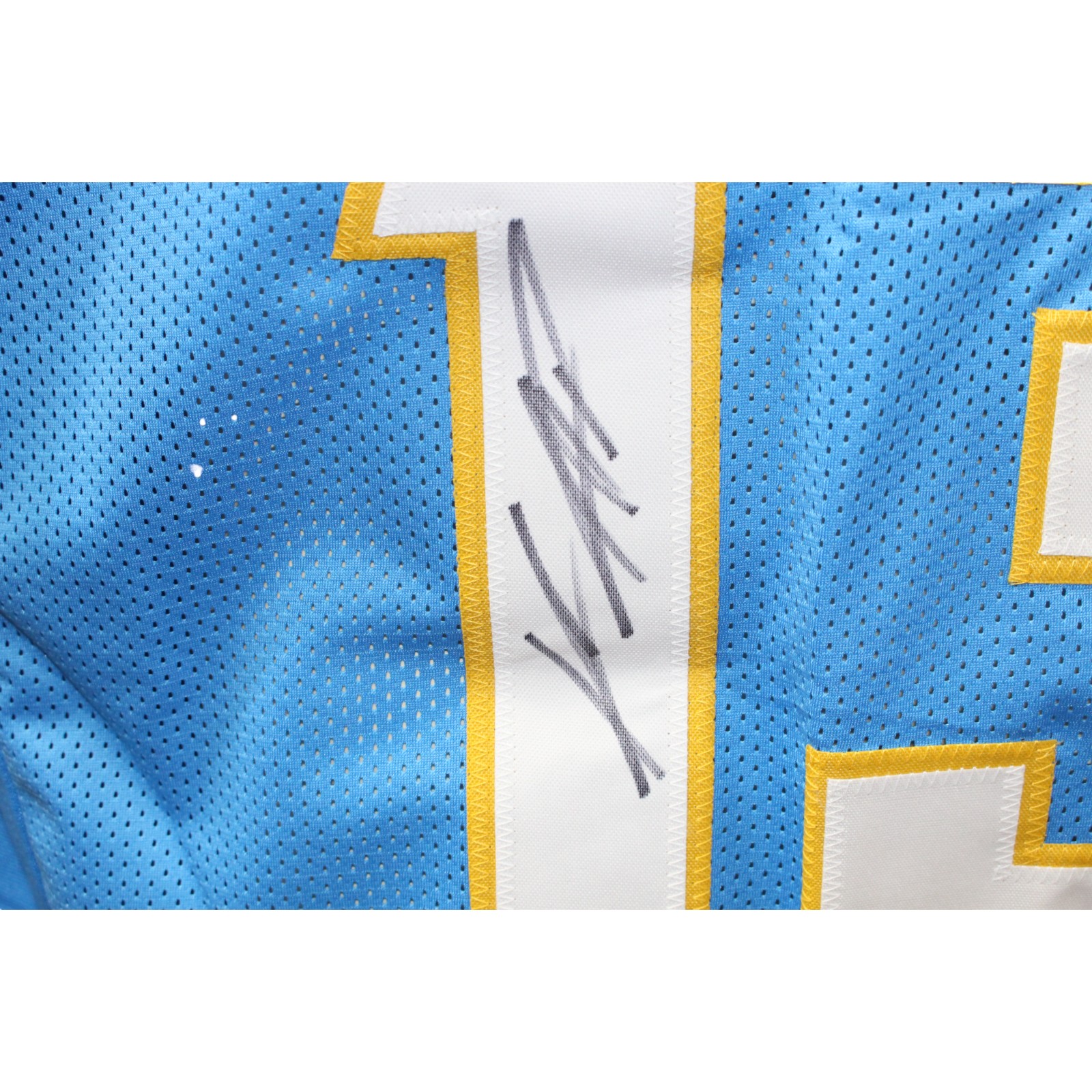 Keenan Allen Autographed/Signed Pro Style Blue Jersey Beckett