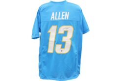 Keenan Allen Autographed/Signed Pro Style Sz XL Beckett Witness 55359