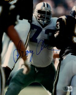 Larry Allen Autographed/Signed Dallas Cowboys 8x10 Photo Beckett 56724