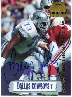 Larry Allen Autographed Dallas Cowboys 1996 Collector's Edge #DCA-5 Card 55970