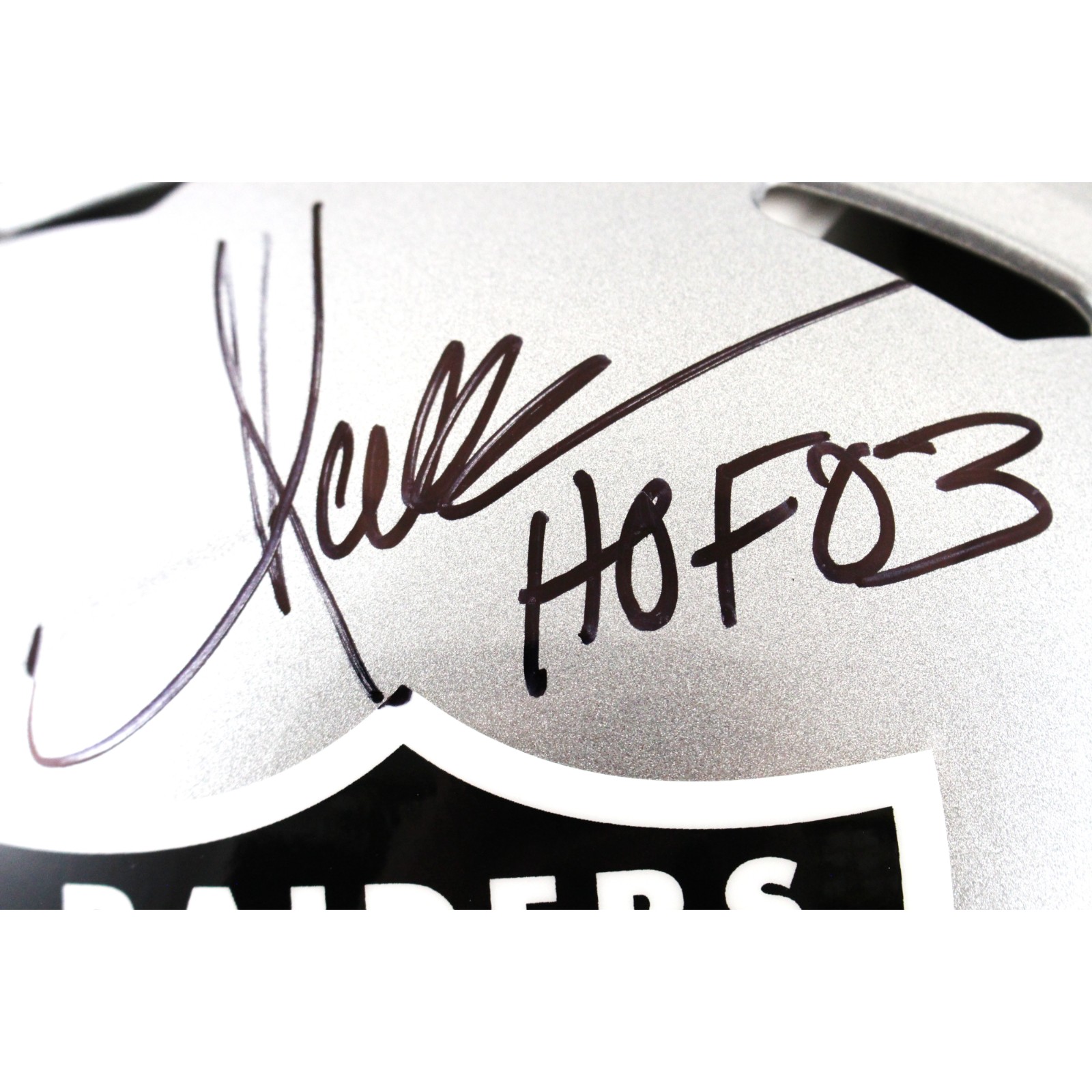 Marcus Allen Autographed Las Vegas Raiders Authentic Helmet HOF Fanatics 51885 2 Marcus Allen Autographed Las Vegas Raiders Authentic Helmet HOF Fanatics 51885