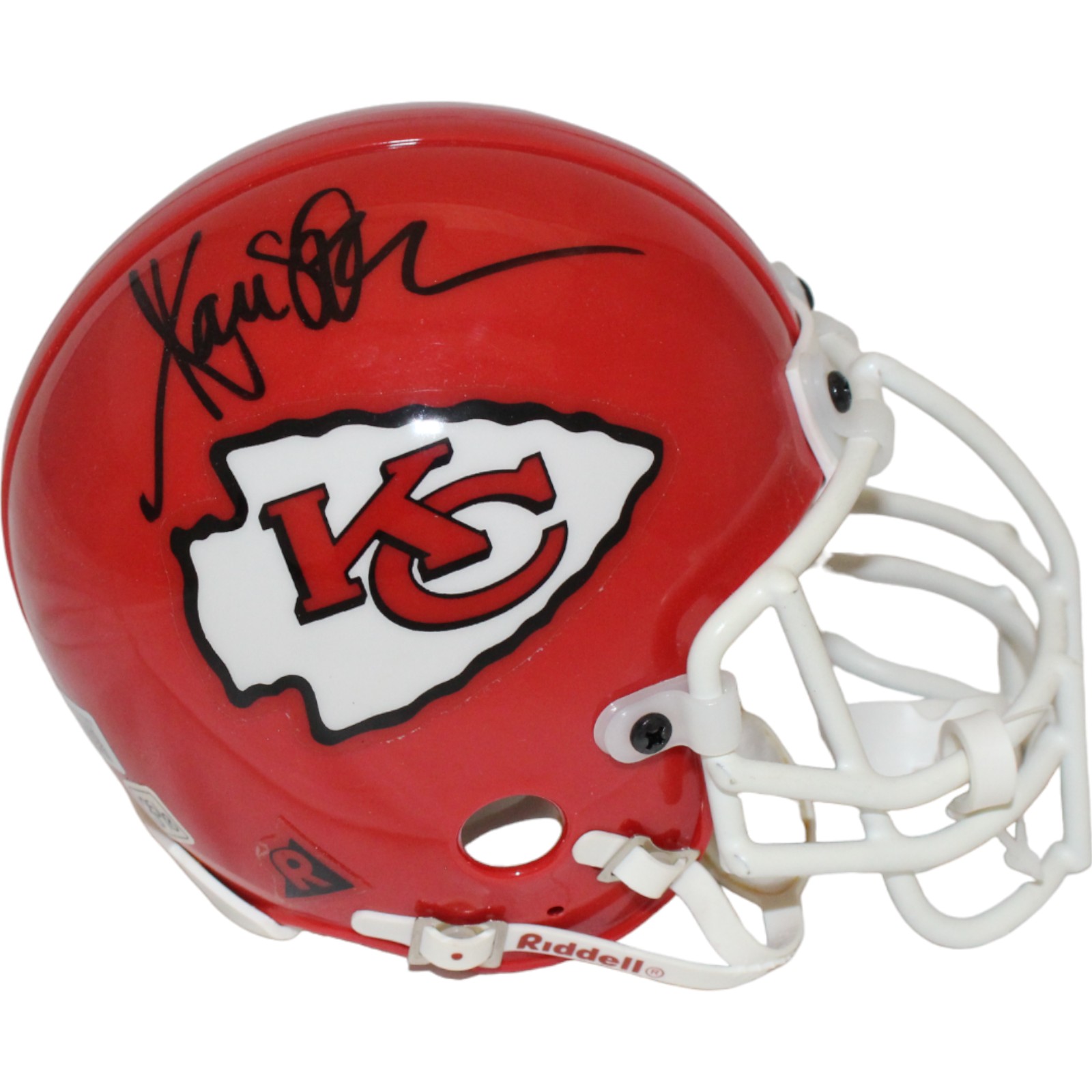 Marcus Allen Signed Kansas City Chiefs VSR4 Authentic Mini Helmet BAS 44151