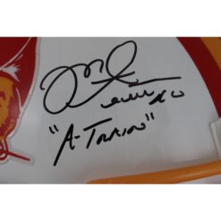 Mike Alstott Signed Tampa Bay Buccaneers F/S TB Helmet A Train Beckett 50174