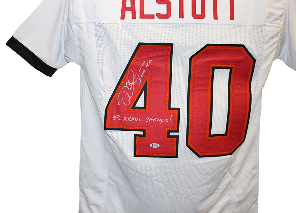 mike alstott signed jersey