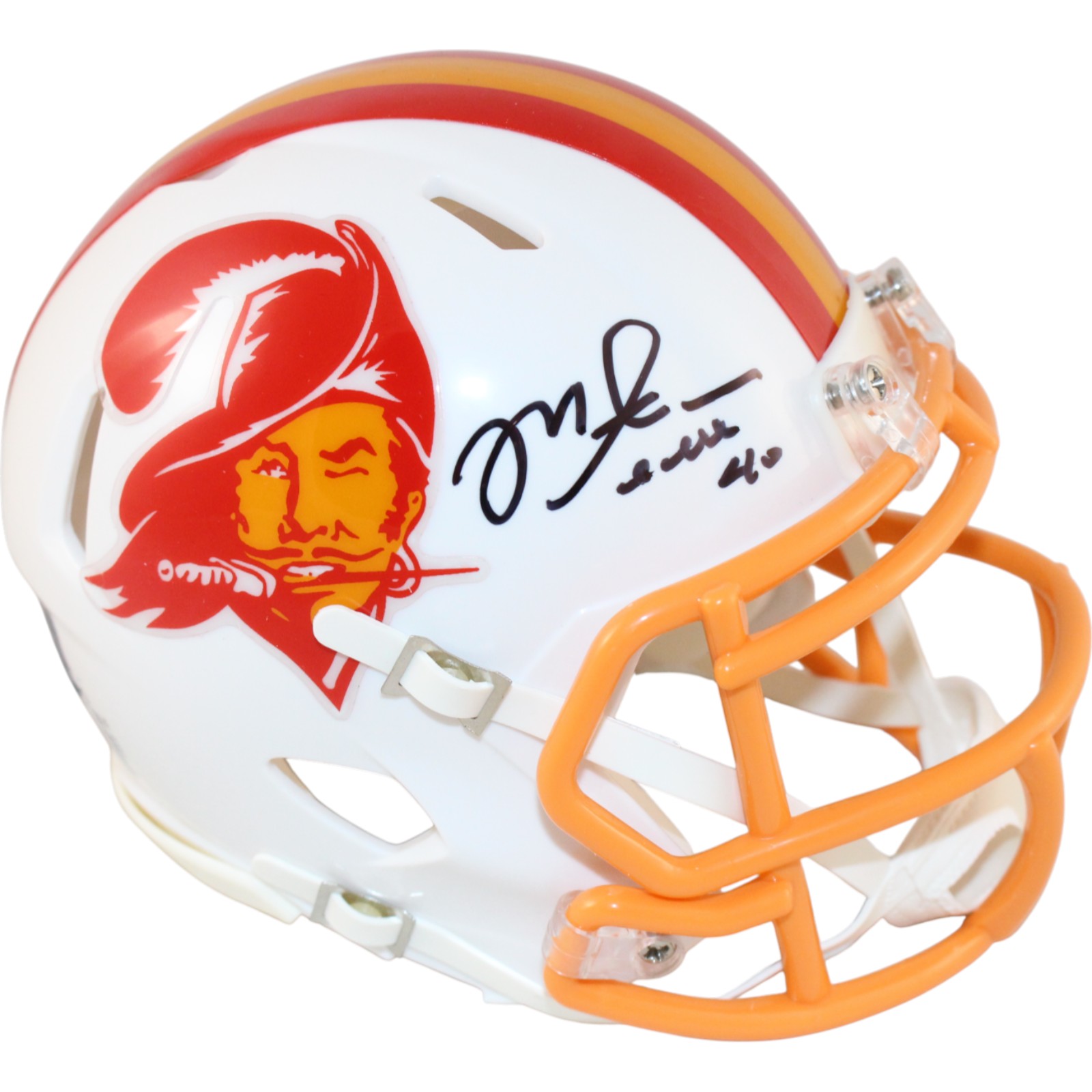Mike Alstott Signed Tampa Bay Buccaneers TB Mini Helmet Beckett Witness 51711 1 Mike Alstott Signed Tampa Bay Buccaneers TB Mini Helmet Beckett Witness 51711