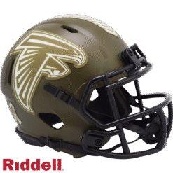 Atlanta Falcons Riddell New In Box 2022 Salute to Service Mini Helmet 35114