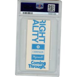 Lyle Alzado Denver Broncos 09/19/1971 NFL Debut Ticket Stub Slabbed PSA 51547