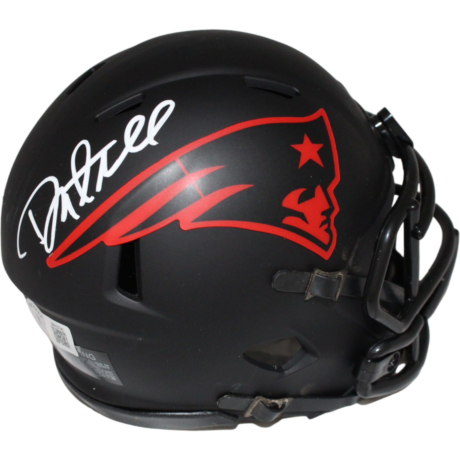 Danny Amendola Signed New England Patriots Eclipse Mini Helmet Beckett
