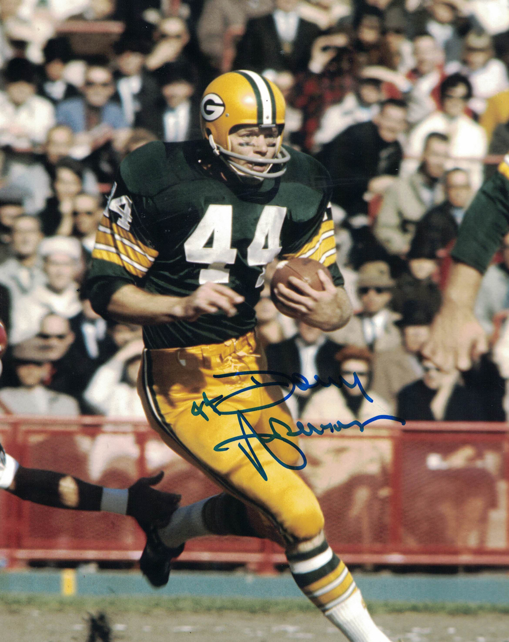 Donny Anderson Autographed/Signed Green Bay Packers 8x10 Photo 30171