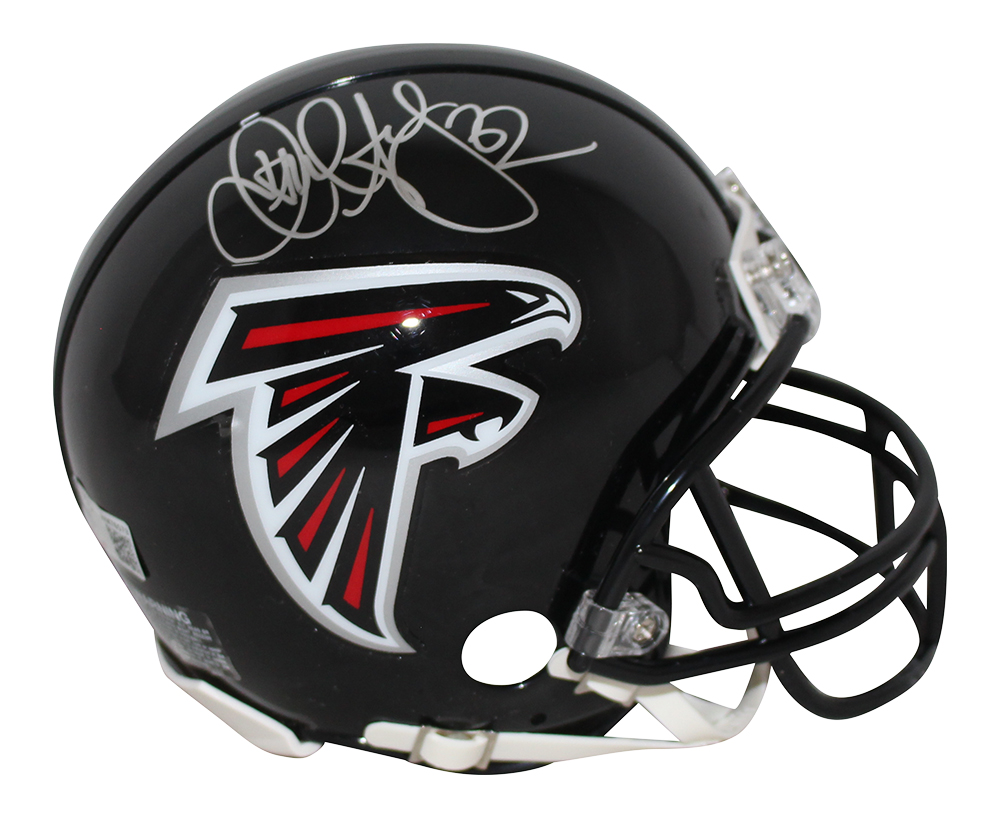 Jamal Anderson Autographed Atlanta Falcons 2003-19 Mini Helmet BAS