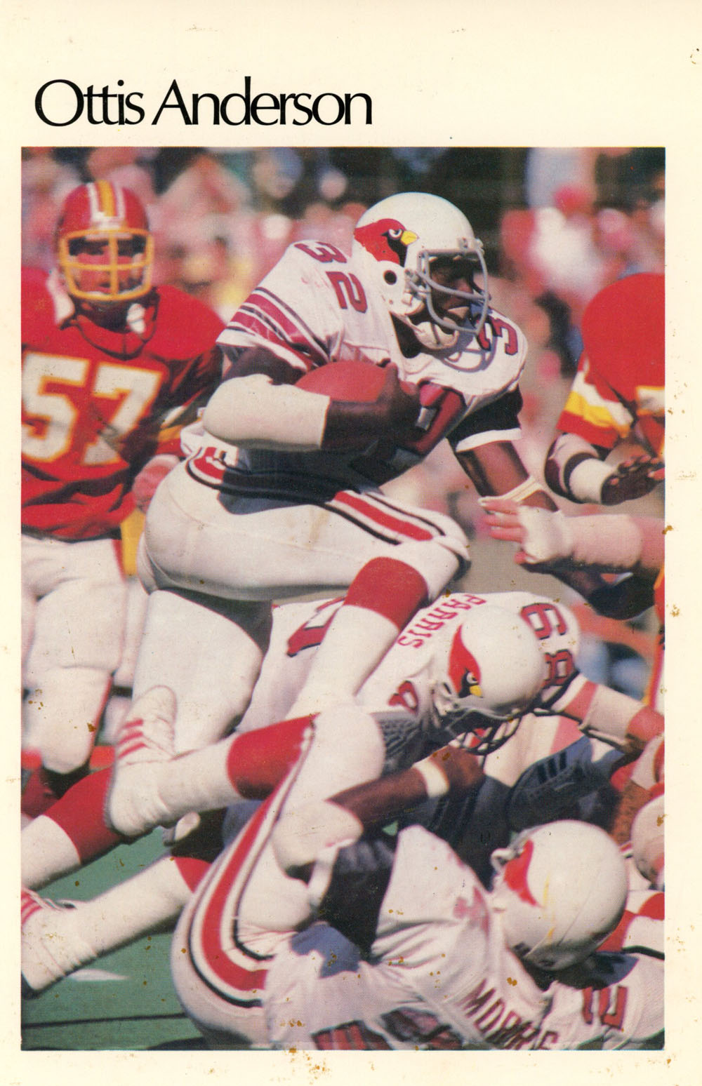 Ottis Anderson St Louis Cardinals Mini Poster 1/50 Marketcom 46203