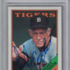 Sparky Anderson Autographed Detroit Tigers 1988 Topps #14 Trading Card BAS 27057