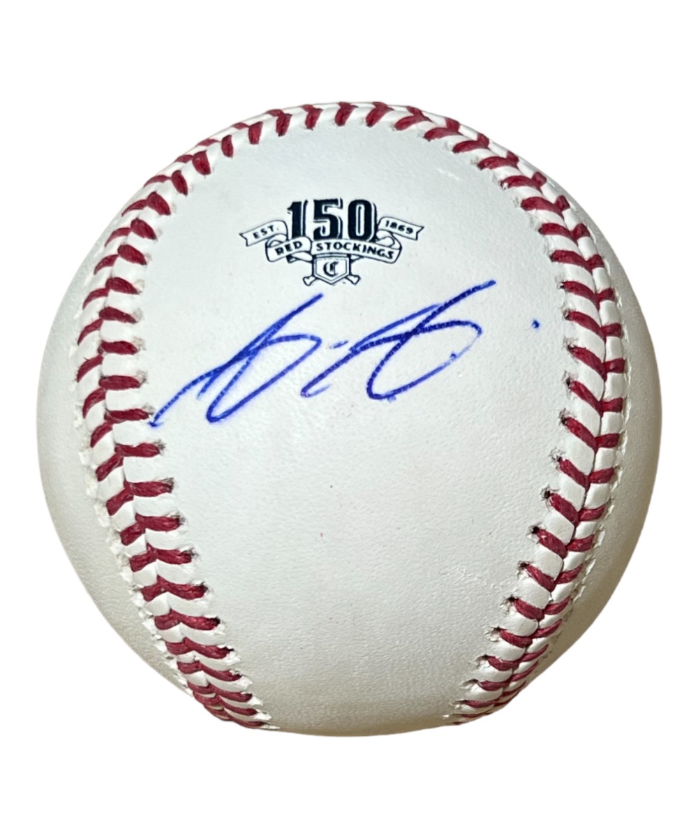 Aristides Aquino Autographed Major League Baseball 150th Anv MLB Auth