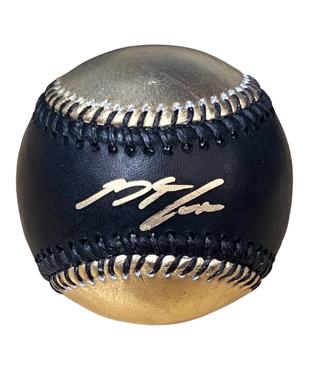 Nolan Arenado Autographed Black Gold Baseball STL Cardinals Fanatics