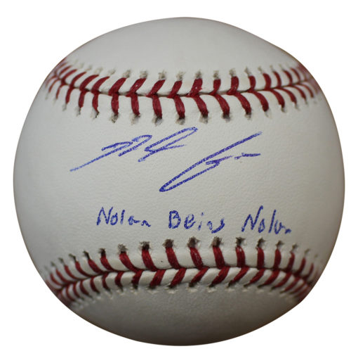 Nolan Arenado Autographed Colorado Rockies OML Baseball Being Nolan FAN 24843