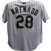 Nolan Arenado Signed Colorado Rockies Majestic White XL Jersey FAN 13561