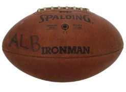Arena League Official Game Used Wilson Football Ironman Vintage 26682