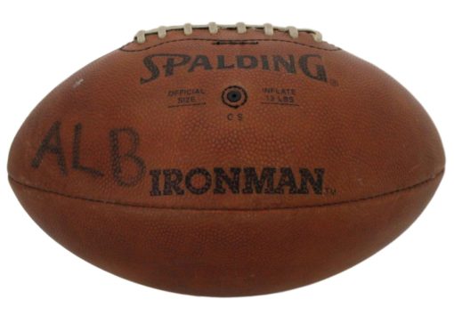 Arena League Official Game Used Wilson Football Ironman Vintage 26682