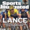 Lance Armstrong Autographed Sports Illustrated 8/2/2004 No Label JSA 24665